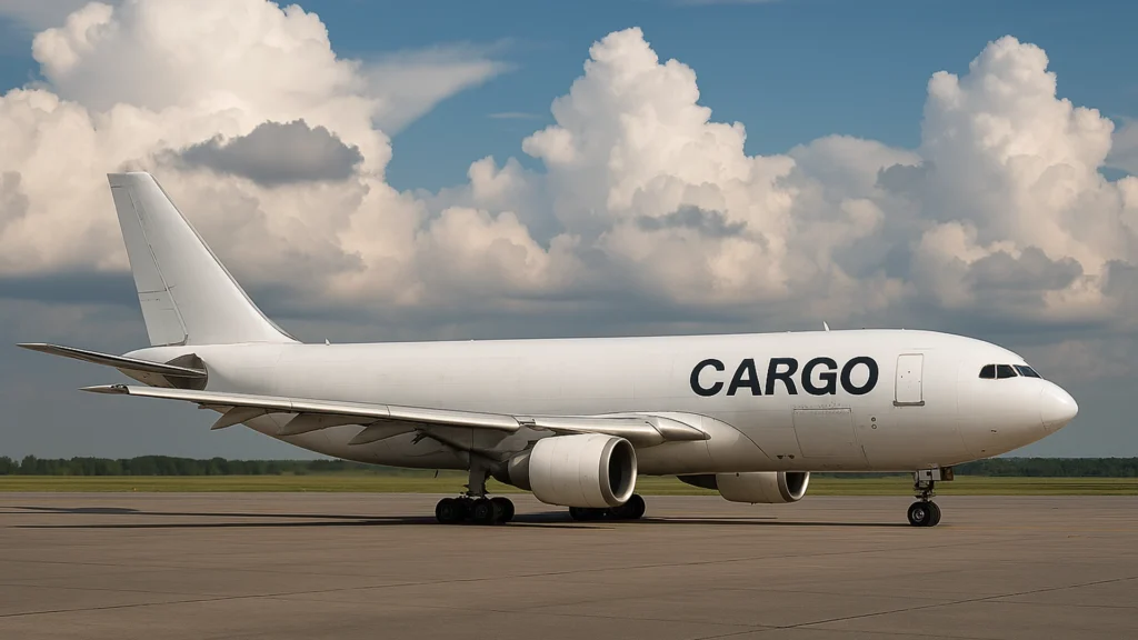 A cargo plane used for FloCargo's UK and Europe shipments, illustrating air freight logistics featured image