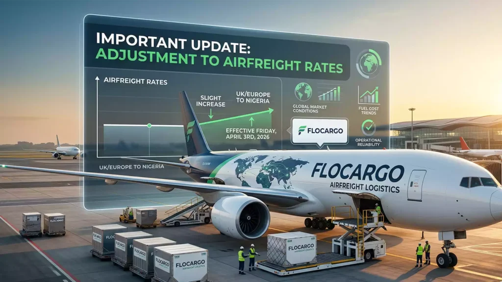 Flocargo airfreight rates update and shipping logistics.