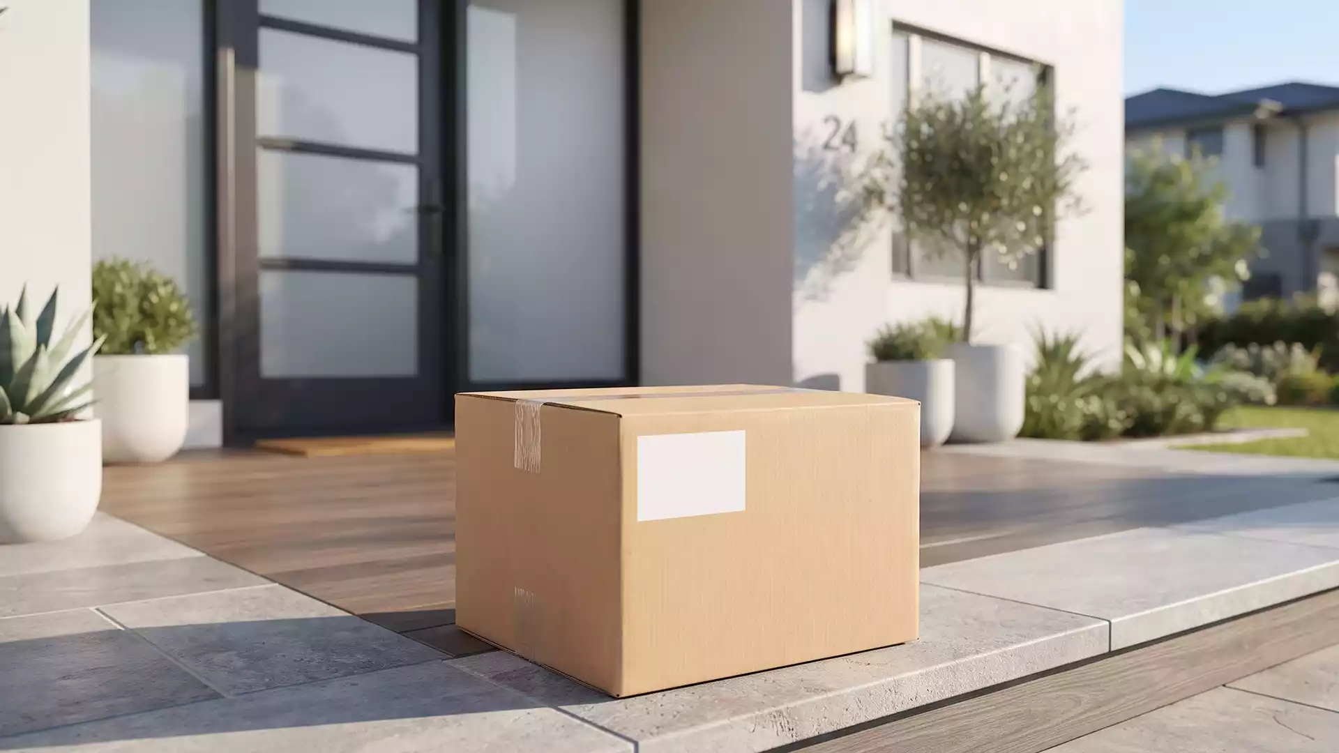 A package representing seamless Walmart direct shipping to Nigeria via trusted freight forwarders.
