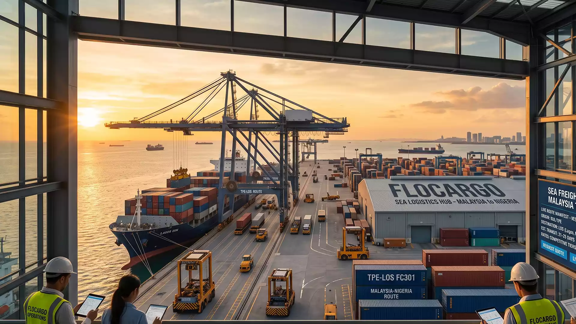 Shipping from Malaysia to Nigeria