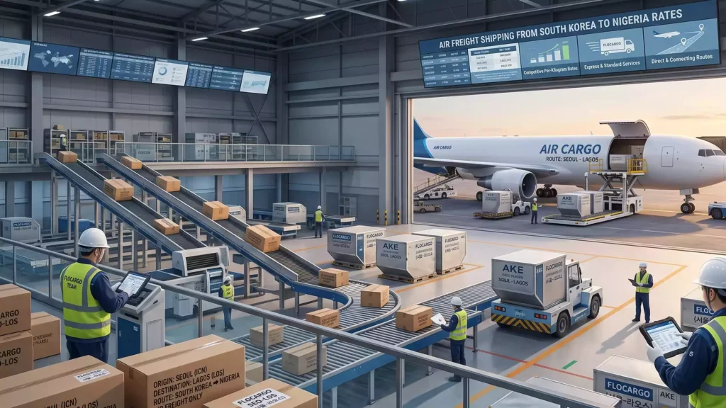 Shipping from South Korea to Nigeria