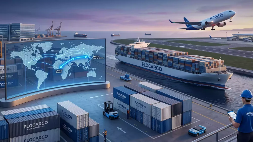 Shipping from South Korea to Nigeria